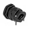 Kabelio įvadas DeLOCK 60361 juodas metalas plastikas