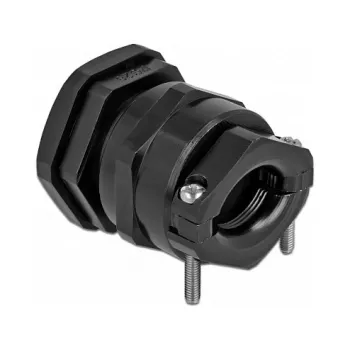 Kabelio įvadas DeLOCK 60361 juodas metalas plastikas