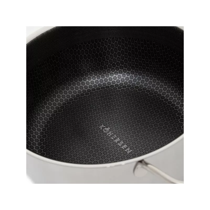 Puodas Kohersen Black Cube 24 cm su dangčiu