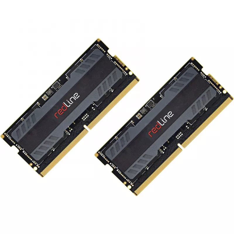 Mushkin Redline SO-DIMM 32 GB DDR5-5600 (2x 16 GB) Dual-Kit, juoda, MRA5S560LKKD16GX2