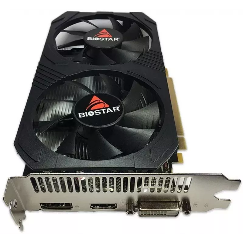 Vaizdo plokštė BIOSTAR Radeon RX 560 4 GB GDDR5, 128 bitų, PCIe 3.0, 1275/1175 MHz, HDMI+DP+DVI