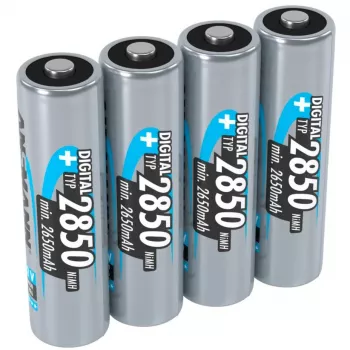 Buitinė akumuliatorinė baterija Ansmann 5035092 nikelio-metalo hidrido (NiMH) 4 vnt., 2850 mAh