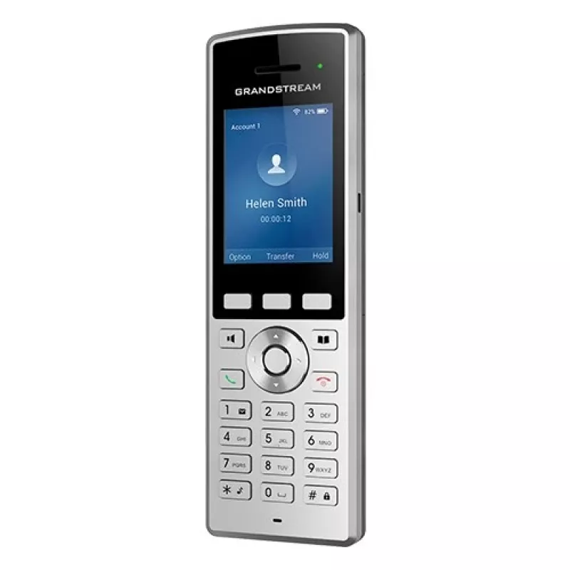 Grandstream Networks WP822 IP telefonas Juoda, Sidabrinė 2 linijos LCD Wi-Fi
