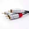 Garso kabelis Qoltec 52338 2 m 2xRCA juodas