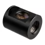 EKWB EK-Quantum Torque Splitter 3F T trišakis jungtis — žalvaris, juoda, aukštis 28 mm