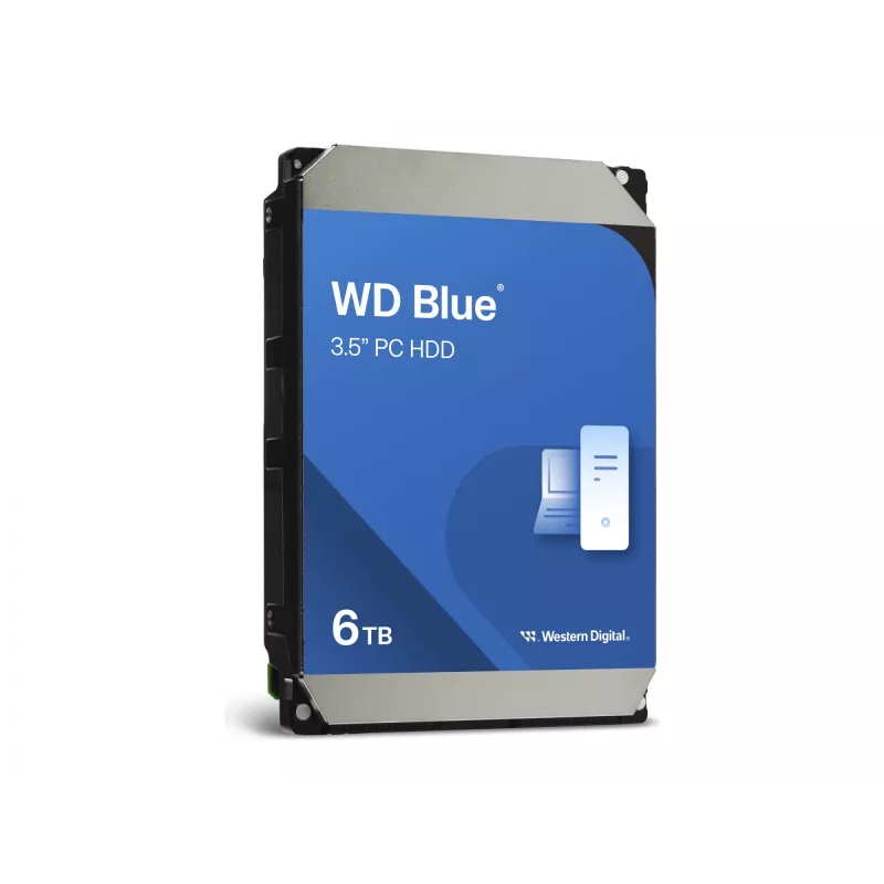 Vidinis kietasis diskas Western Digital Blue 6 TB 3.5 colio 5400 aps./min. WD60EZAX