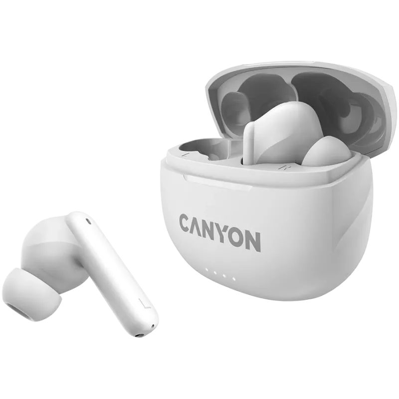 Canyon CNS-TWS8W Baltos belaidės ausinės