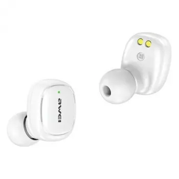 Awei AWE000177 Balti belaidžiai ausinukai TWS Bluetooth 5.1
