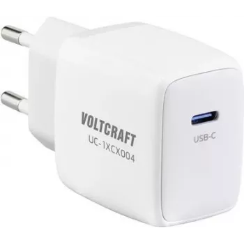 VOLTCRAFT UC-1XCX004 VC-13158215 USB įkroviklis patalpoms, išėjimo srovė (maks.) 3 A, 1 x USB Power Delivery (USB-PD) (VC-13158215)