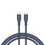 CANYON CC60SC10 USB-C į USB-C laidas 60W 1m Silikoninis Tamsiai mėlynas