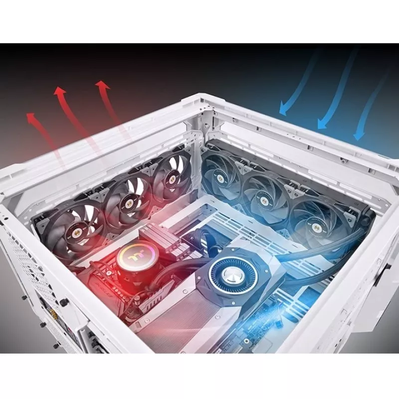 Thermaltake SWAFAN GT12 120mm korpuso ventiliatorius – juodas