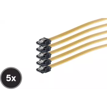 Vidinė SATA duomenų jungtis ShiverPeaks SCO 78246-0.5-Y5 50 cm tiesi metalinė spyruoklė