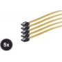 Vidinė SATA duomenų jungtis ShiverPeaks SCO 78246-0.5-Y5 50 cm tiesi metalinė spyruoklė