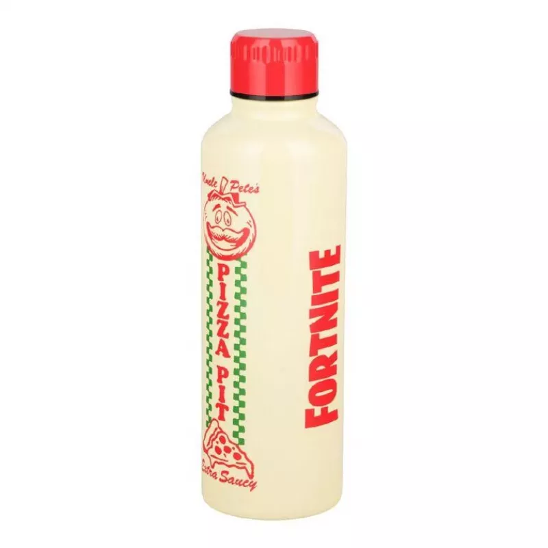Sportinis vandens butelis Paladone Fortnite Metal PP14736FO 500 ml, metalinis apdaila, užsukamas dangtelis
