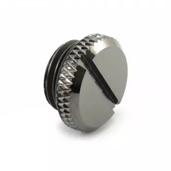XSPC G1/4 colių V2 srieginis kamštis, 10 vnt. pakuotė – juodas chromas