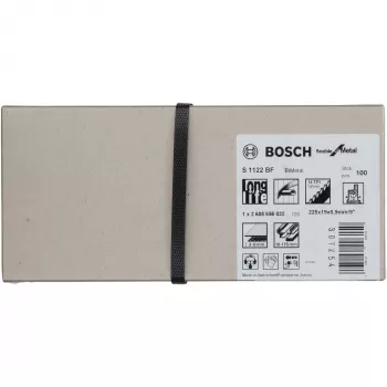 Bosch S 1122 BF pjūklas, vamzdžiai, profiliai, storas lakštinis metalas, 1,8 mm