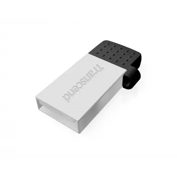 Transcend JetFlash Mobile 380 USB atmintukas – 16 GB, USB 2.0, sidabrinis (TS16GJF380S)