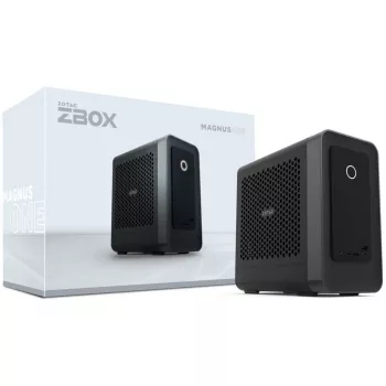 ZOTAC ZBOX MAGNUS ONE EU275070C, mini boksinis kompiuteris, PC Barebone, DDR5-SDRAM, PCI Express, Serial ATA III, Wi-Fi 7 (802.11be), 500 W