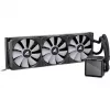 Vandens aušintuvas CPU Sharkoon S100 ARGB – 360 mm radiatorius, juodas