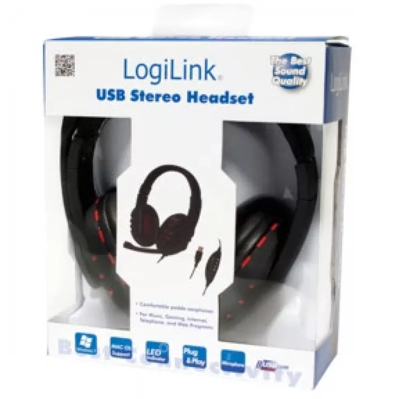 Ausinės LogiLink HS0033 laidinės
