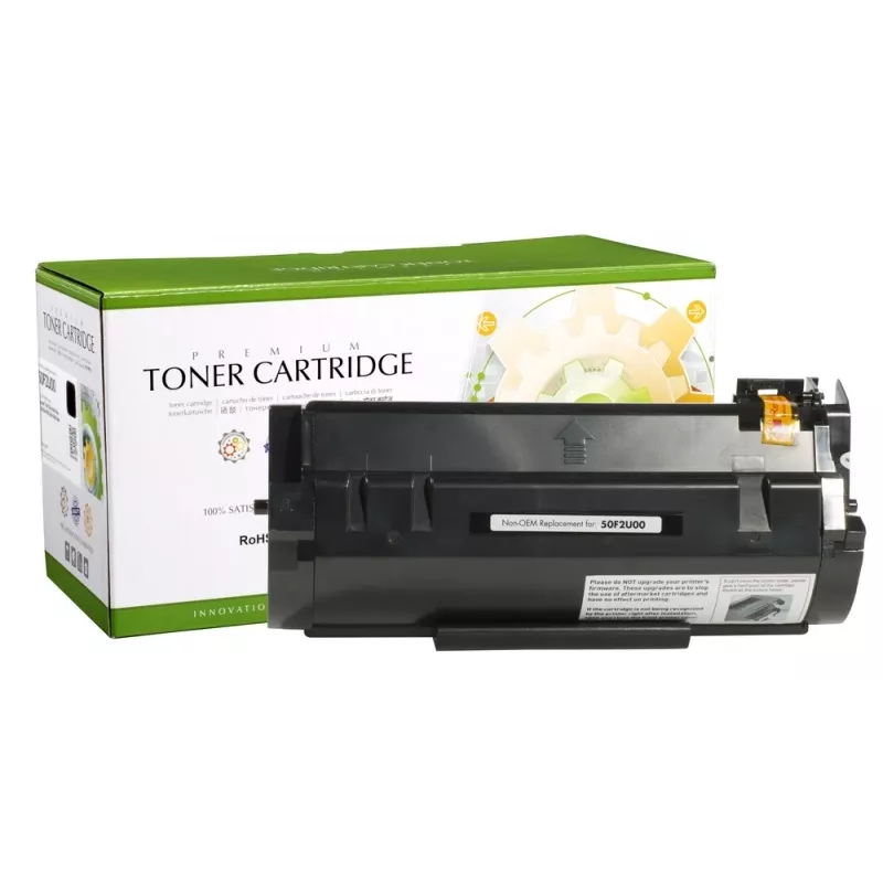 Suderinamas statinės kontrolės kasetė Lexmark 502U juoda, 20000 psl. (50F2U00)