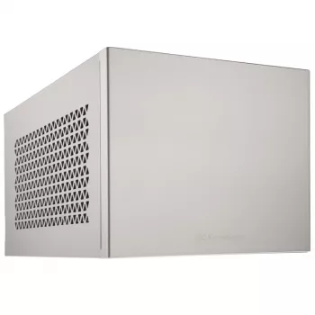 Mini-ITX korpusas SILVERSTONE SST-SG15S, sidabrinis aliuminis kompaktiškas korpusas