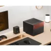 Jonsbo N4 Microtower korpusas juodas tvirtas plieninis kompaktiškas PC dėklas