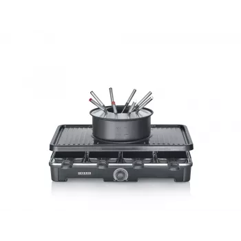 Raclette Grilis Severin RG 2347 8 Asmenims 1400 W Juodas