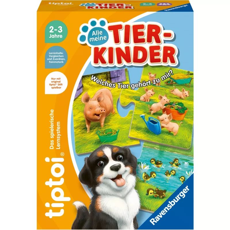 Stalo žaidimas Ravensburger tiptoi Alle meine Tierkinder