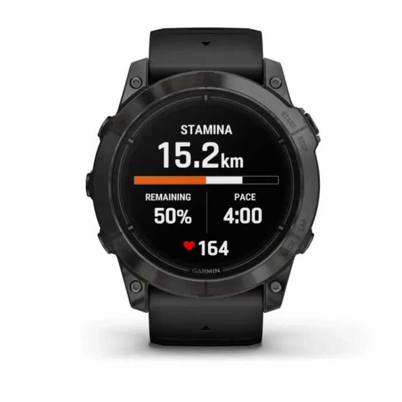 Garmin EPIX PRO g2 51mm Safyras Anglies Pilkas DLC Titanas Juodas