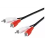 Mikrofoninis kabelis Microconnect AUDCC05 0,5 m 2 x RCA juodas