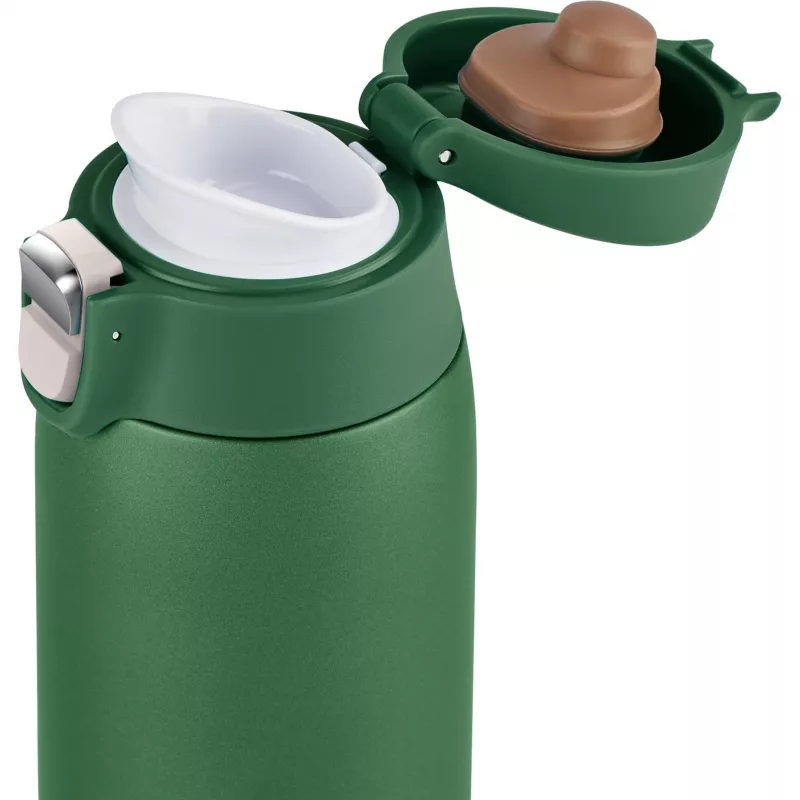 Kelioninis puodelis EMSA N2151900, tamsiai žalias, 0,4 L, užverčiamas dangtelis