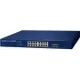 Valdomas jungiklis PLANET GS-2210-16P2S 16 prievadų 10/100/1000T PoE 240W