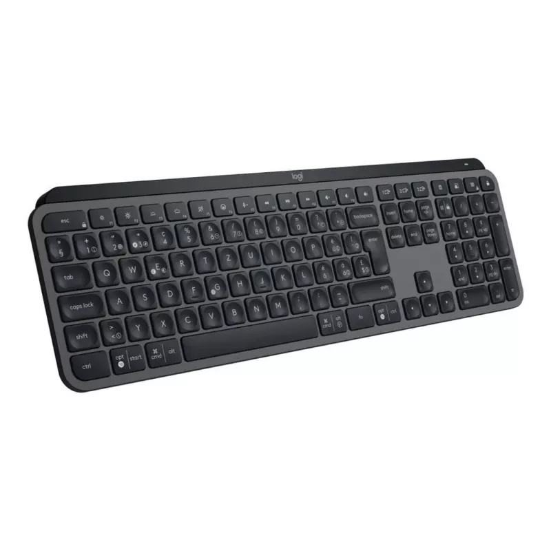 Logitech MX Keys S belaidė klaviatūra RF + Bluetooth QWERTZ Šveicarijos išdėstymas grafitas (920-011571)