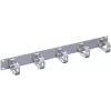 Rittal DK 7159.035 kabelių tvarkymo panelė 19 colių, 1 U, 5 kabelių kreipimo žiedai, RAL 7035