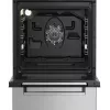Dujinė-elektrinė viryklė BEKO FSM52330DX 5 degikliai 60 cm, energijos klasė A