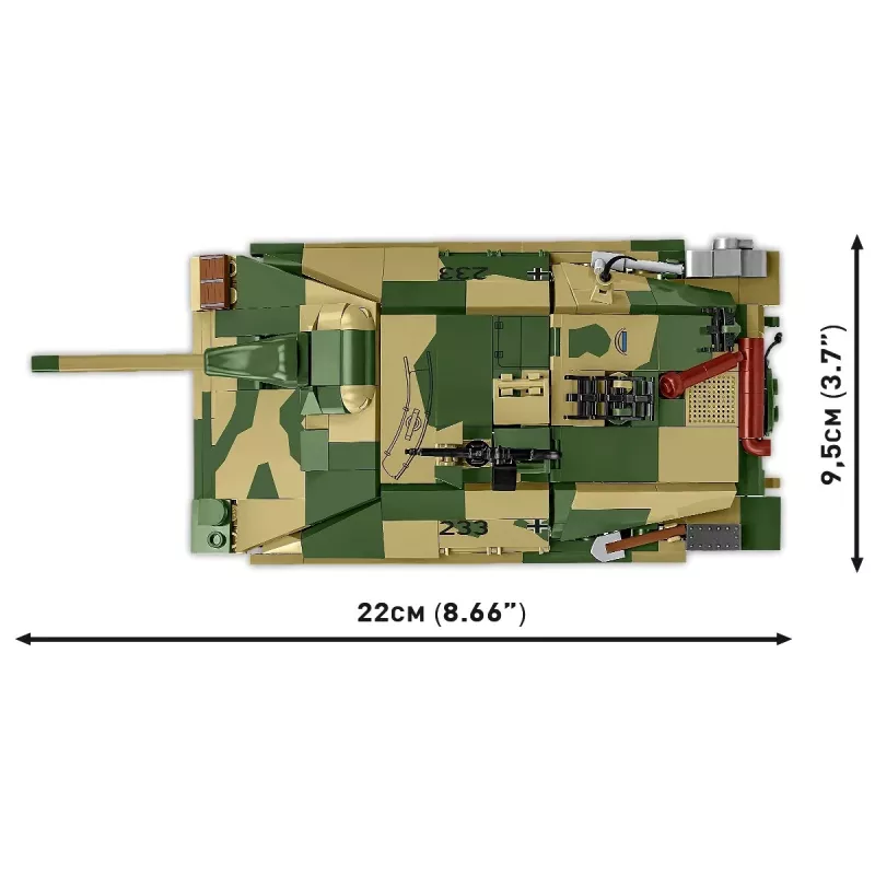 Cobi Blocks Jagdpanzer 38t Drąsus konstrukcinis rinkinys, 731 detalė