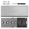 Aliumininis korpusas QOLTEC 51833 M.2 SSD, SATA į USB 3.0, iki 2TB