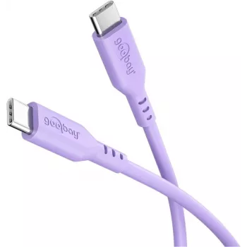 Goobay 77745 USB-C laidas, 1,5 m, silikoninis