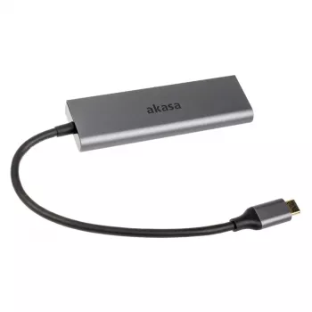 USB HUB Akasa USB Type-C 4 prievadų
