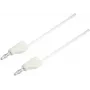 VOLTCRAFT matavimo laidas [4 mm kištukas - 4 mm kištukas] 0,5 m baltas MSB-300 (MSB-300-0,5-WS)