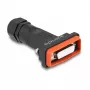 DeLOCK D-Sub HD 26 kontaktų moteriška jungtis IP67 vandeniui atspari juoda oranžinė