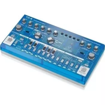 Boso sintezatorius Behringer TD-3-BB Blue Transparent – analoginis bosinės linijos modulis