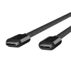 Laidas USB-C į USB-C Belkin F2CD084bt0.8MBK 0,8 m 40 Gbit/s Juodas