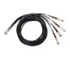 Cisco QSFP-4SFP25G-CU3M 3 m varinis atšakinis kabelis 4xSFP25G juodas