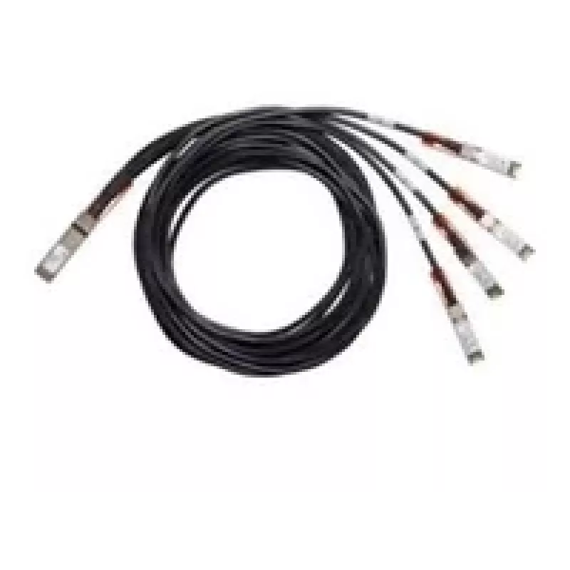 Cisco QSFP-4SFP25G-CU3M 3 m varinis atšakinis kabelis 4xSFP25G juodas