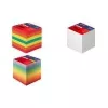 Herlitz 146092 užrašų kubas 9 x 9 cm, 700 lapų, įvairiaspalvis