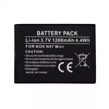Baterija papildoma skaitmeninė BL-4D, skirta Nokia E5, E7, N8, N97, 1200 mAh, Li-Ion