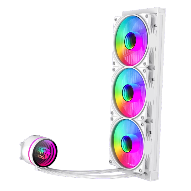 Gamemax ICEBURG 360 INFINITY | 360 mm skysčio aušintuvas CPU | Baltas