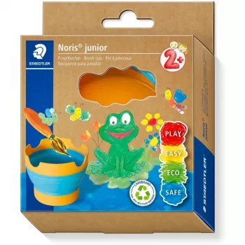 Vandens puodelis akvarelei Staedtler Noris junior BK 8767 40 BK, juodas